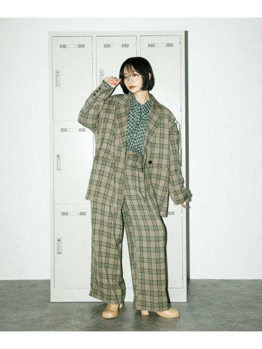 楽天市場】【SALE／20%OFF】リムーバルスリーブチェックジャケット KBF 