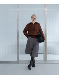 フロントホックベアーニット KBF ケービーエフ トップス ニット ネイビー ホワイト ブラウン【送料無料】[Rakuten Fashion]