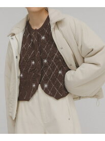 【SALE／20%OFF】キルティングショートカーディガン KBF ケービーエフ トップス ニット ブラウン ブラック ベージュ【RBA_E】【送料無料】[Rakuten Fashion]