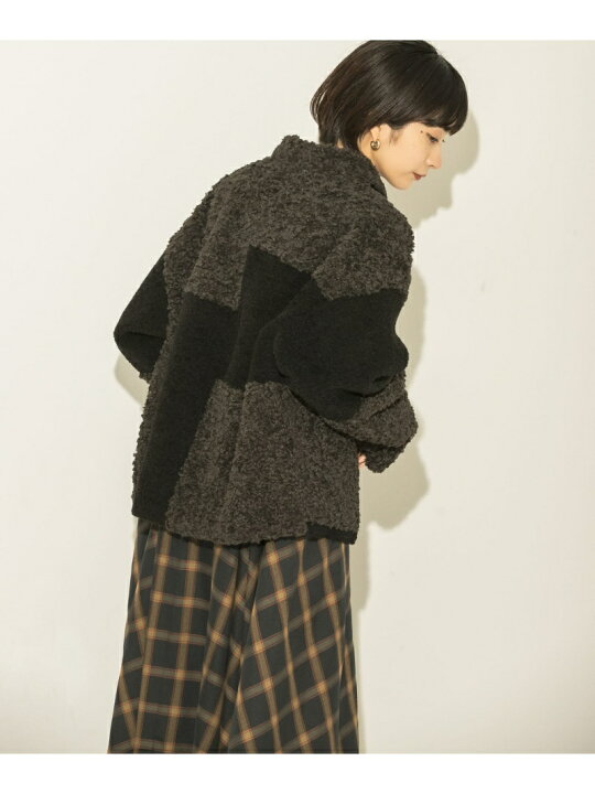 楽天市場】【SALE／20%OFF】『のんさん着用』パッチワークMIXボア 