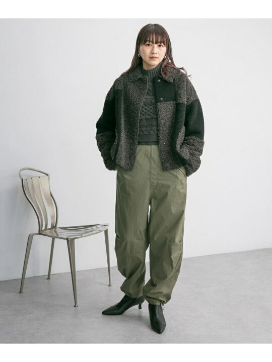 楽天市場】【SALE／20%OFF】『のんさん着用』パッチワークMIXボア 