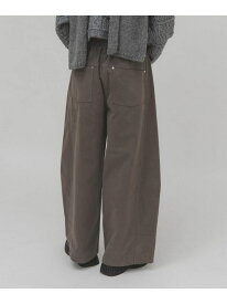 WIDEコクーンパンツ KBF ケービーエフ パンツ その他のパンツ ホワイト ベージュ グレー【送料無料】[Rakuten Fashion]