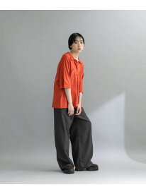 【SALE／50%OFF】『WEB限定』ルーズシルエットニットシャツ KBF ケービーエフ トップス ニット ネイビー ベージュ オレンジ【RBA_E】[Rakuten Fashion]