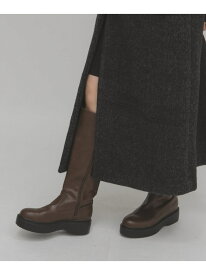 プラットフォームロングブーツ KBF ケービーエフ シューズ・靴 ブーツ ブラック ブラウン【送料無料】[Rakuten Fashion]