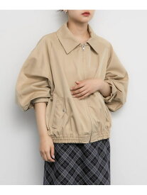 【SALE／55%OFF】ブライトZIPブルゾン KBF ケービーエフ ジャケット・アウター ブルゾン・ジャンパー ベージュ ネイビー【RBA_E】【送料無料】[Rakuten Fashion]