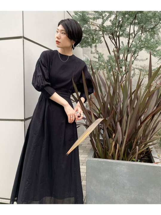 楽天市場】【SALE／60%OFF】BACKオープンボリュームスリーブワンピース 