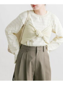 【SALE／60%OFF】ビスチェSETボーダーニット KBF ケービーエフ トップス ニット ブラウン グリーン【RBA_E】[Rakuten Fashion]