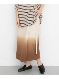 【SALE／70%OFF】グラデーションディップダイスカート∴ KBF ケービーエフ スカート その他のスカート ベージュ ブラウン イエロー【RBA_E】[Rakuten Fashion]