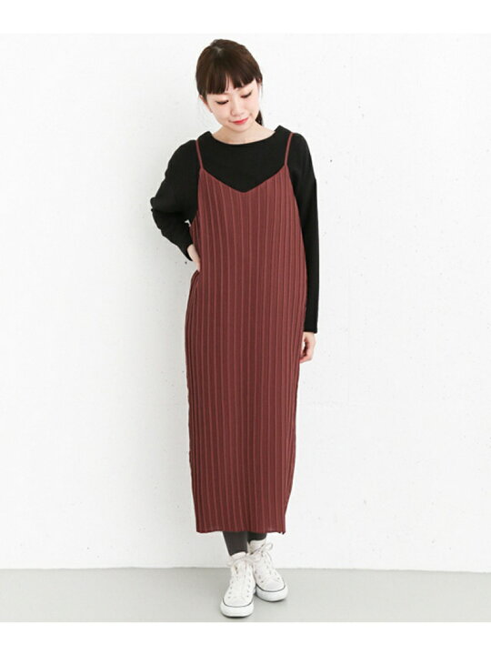 楽天市場 Sale 50 Off Kbf プリーツキャミワンピース Kbf ケービーエフ ワンピース ワンピースその他 ブラウン ブルー ブラック Rba E 送料無料 Rakuten Fashion Kbf ケービーエフ