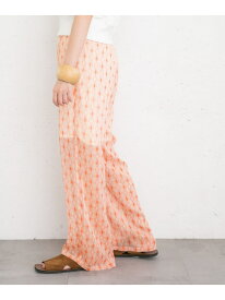 【SALE／60%OFF】楊柳プリントパンツ KBF ケービーエフ パンツ その他のパンツ オレンジ ネイビー【RBA_E】[Rakuten Fashion]