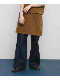 トラペーズミニスカート KBF ケービーエフ スカート その他のスカート ブラウン【送料無料】[Rakuten Fashion]