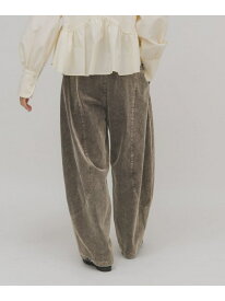 コーデュロイコクーンパンツ KBF ケービーエフ パンツ その他のパンツ ブラック ブラウン【送料無料】[Rakuten Fashion]