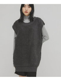 【SALE／60%OFF】2WAYニットベストミニワンピース KBF ケービーエフ ワンピース・ドレス ワンピース グレー【RBA_E】[Rakuten Fashion]