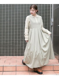 【SALE／50%OFF】『2サイズ展開』キーネックBIGプリーツジャンパースカート KBF ケービーエフ ワンピース・ドレス ワンピース ブラック グレー カーキグリーン【RBA_E】【送料無料】[Rakuten Fashion]