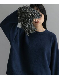 『WEB限定』MIXドッキングニット KBF ケービーエフ トップス ニット ネイビー グレー パープル【送料無料】[Rakuten Fashion]