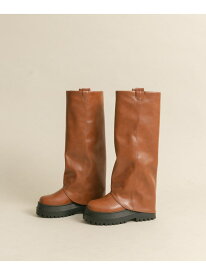 【SALE／55%OFF】カバーデザインロングブーツ KBF ケービーエフ シューズ・靴 ブーツ ブラック ブラウン【RBA_E】【送料無料】[Rakuten Fashion]