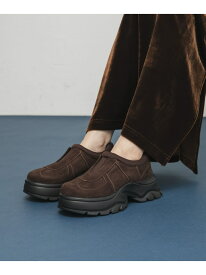 ステッチデザインスリッポン KBF ケービーエフ シューズ・靴 スニーカー ブラウン ブラック【先行予約】*【送料無料】[Rakuten Fashion]