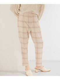 【SALE／70%OFF】シアーチェックパンツ KBF ケービーエフ パンツ その他のパンツ ベージュ【RBA_E】[Rakuten Fashion]