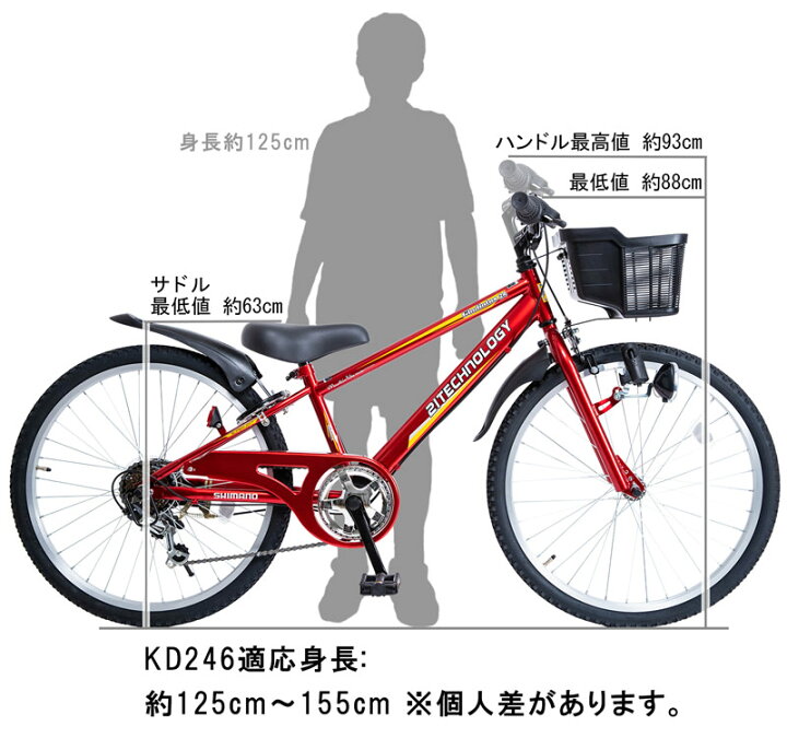 楽天市場】〔期間限定プライスダウン+P2倍 30日限り〕 子供用自転車 24 