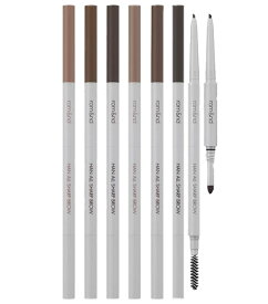 rom＆nd ハンオールシャープブロウ 選べる カラー シャープ アイブロウ パウダー ペンシル ブラシ ウォータープルーフ アイブロー 落ちない 眉 眉毛 眉ペン 高発色 ロムアンド ROM&ND ブラウン グレー ベージュ 韓国 メイク 韓国コスメ コスメ ポイントメイク アイメイク