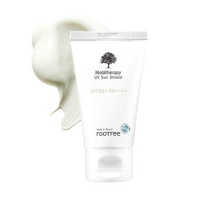 【限定P5倍】rootree ルートリー モビセラピー UV サンシールド 60g 日焼け止め 日焼け止めクリーム 下地 UVケア UV下地 トーンアップ しっとり ヴィーガン 韓国コスメ 紫外線対策 敏感肌 美白 ナ