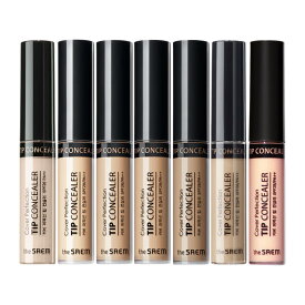 ザセム カバーパーフェクション チップコンシーラー 6.5g 選べるカラー コンシーラー チップ シミ シミ消し クマ 消し クマ隠し ニキビ ニキビ跡 カバー 涙袋 ほくろ くすみ 隠し 毛穴 小鼻 赤み そばかす 崩れない 密着 ザ セム THE SAEM 韓国 point5