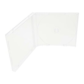 【ワイド】 【日本製】 ジュエルケース 1枚収納 クリア 【2個セット】