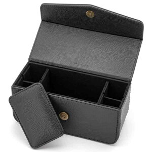 MareBiz 法人用印鑑ケース 印鑑 ケース 法人 4本 + ゴム印 (実印 銀行印 角印 認印 横判 など) 持ち運び レザー【捺印マット付属】