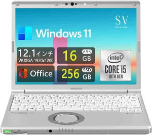 ���y�ʁE���f�U�C�� CF-SV9 12.1�C���`WUXGA(1920x1200) - Win11���� - ��10����Core i5-10310U - ������8GB - SSD 256GB - Web�J�������� - WiFiBluetooth