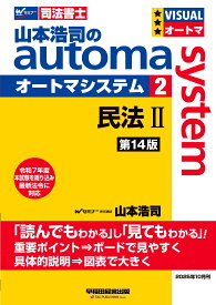司法書士試験 基本書 民法II 山本浩司のオートマシステム 第14版 テキスト 過去問解説 短期合格 学習用 参考書 法律 資格試験 司法書士 民法 債権 親族 相続 物権 担保物権 独学 効率的 学習