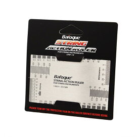 ストリングアクションルーラー ギター メンテナンス用 ステンレス製 測定工具 弦高 フレット サドル ナット 高さ調整 ゲージ 測定器 精密計測 楽器 調整道具 ギターリペア ギター修理 修理