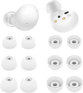 �C���[�s�[�X Galaxy Buds2 Galaxy Buds+ Galaxy Buds�p �V���R���� �C���[�`�b�v S/M/L �e2�y�A �v6�y�A�Z�b�g ���[�P�[�X�t�� �����p �_�炩�� �Չ��� �t�B�b�g�� �z���C�g