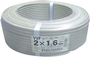 VVF�P�[�u�� 1.6mm×2�c 100m�� �D�F �d�� �P�[�u�� �����z���p VVF�P�[�u�� 1.6mm 2c 100m �Z��p ���z�p �d�C�H�� �d�� �ሳ�z�d�p�P�[�u�� 100���[�g�� 2�c 2�� ���` �r�j���≏�r�j���V�[�X�P�[�u��