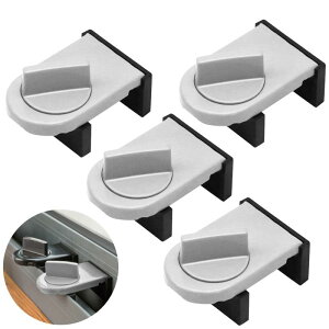 GOKEI 窓 ロック ストッパー 2個入 防犯 補助錠 サッシ 窓補助錠 窓ロック 窓ストッパー 防犯グッズ 鍵 窓ろっく子供 窓用 防犯ロック サッシロック ドアロック 引き戸 安全ロック ウインドロ