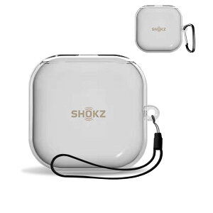 ���C�����X�C���z���P�[�X Shokz OpenFit Air�p �V���R���J�o�[ �N���A ���� �\�t�g�P�[�X �ϏՌ� �h�� �h�o ���h�~ �S�ʕی� �[�d�Ή� �J���r�i �X�g���b�v�z�[���t�� �����^�� �֗� �_� ��