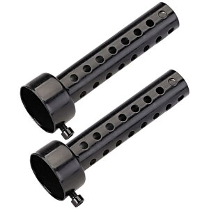 Yuumo+ インナーサイレンサー インナーバッフル バッフル バイク マフラー 消音器 排気 スチール 汎用 幅:35/42/45/48/60mm 2本セット