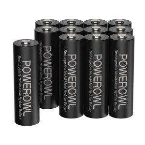 POWEROWL �P3�`�[�d���d�r�A2800mAh ��e�ʓd�r 1.2V �j�b�P�����f�d�r