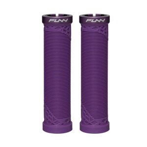 Funn ヒルト (Hilt) 自転車 ハンドルグリップ - 片側ロックオンクランプ付き バイク グリップ - マウンテンバイク 、 クロスバイク 、 BMX 自転車 に適用、滑り止めゴム製、 超軽量、快適性