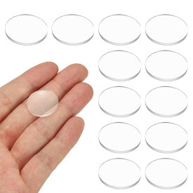 Biconvex Lens Optical Lenses Magnifier Paperweight Acrylic Double Convex for Home Experiment Telescope