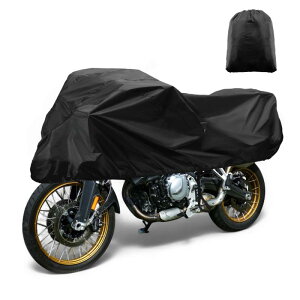X AUTOHAUX バイクカバー 屋外用 防水 バイク ハーフカバー 420D-PU 保護 日よけ 雨よけ 防雨 防塵