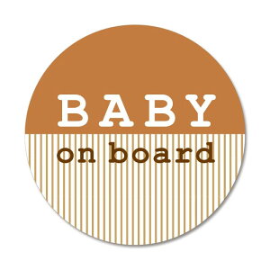 SignStore i`J[Baby on boardXebJ[ a11.5cm }`J[ rj[ { hH sticker_car_natural_05_Baby