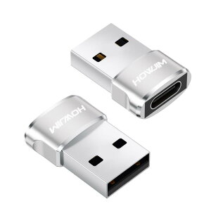 HOWJIM USB Type-C �ϊ��A�_�v�^ USB C �ϊ��A�_�v�^ �����^ �}���[�d�ƍ����f�[�^�]������ �^�C�vC (���X) to USB2.0 (�I�X) �ϊ��A�_�v�^ OTG�Ή� �C���z���Ή� �^�C�vc �ϊ� M-acBook Air i-Pa