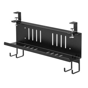 サンワダイレクト デスク下収納ラック クランプ マグネット 木ネジ 電源タップ ドッキングステーション ルーター ケーブルトレー 調味料ラック 配線整理 壁面収納 スチール 200-CB050〜052