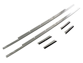 超鏡面ステンレスメッキフロントバンパーモール 6PC フロントグリルモール ロアグリルモール ハイブリッド ハイブリット