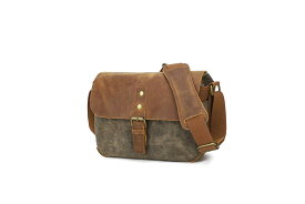 Camera Bag SLR DSLR Waterproof Canvas Camera Case Vintage Padded Shoulder Bag for Women and Men