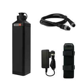 電動リール用 互換バッテリー 9000mAh 長さ2m延長コード付き LED残量計付き