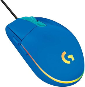 Logicool G �Q�[�~���O�}�E�X G203 �L�� �Q�[�~���O �}�E�X USB �ڑ� G203-BL �y�� 85g LIGHTSYNC RGB 6�v���O�����{�^�� �u���[ PC windows mac �������K�i �y �t�@�C�i���t�@���^�W�[ XIV �������f�� �z