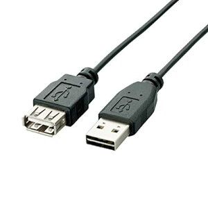 GR USBP[u  USB2.0 (USB A IX to USB A X) o[VuRlN^ 3m ubN U2C-DE30BK