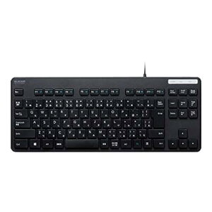 �G���R�� �L�[�{�[�h �L�� �����u���� ���^ �R���p�N�g�L�[�{�[�h �u���b�N TK-FCM107XBK