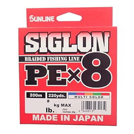 サンライン(SUNLINE) ライン シグロン PEx8 200m 5色 1.5号 25LB J